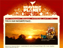 Tablet Screenshot of heavenlyplanet.com